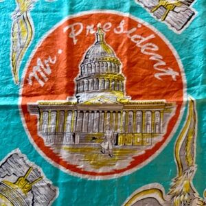 1953 Presidential silk scarf with box.  Amazing collector item.​